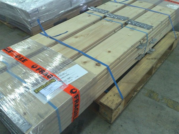 Flat packed pallet collars perfect returnable packaging